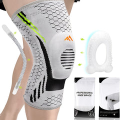 Adjustable Non-slip Compression Knee Sleeve Moisture Wicking Knee Sleeves