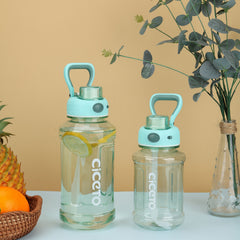 800ml 1300ml Leakproof Straw Water Bottle Portable Water Cup Handle