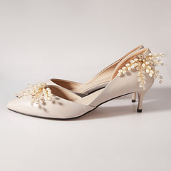 Pearl Shoe Clips DIY Floral Shoe Buckle Shoe Decoration