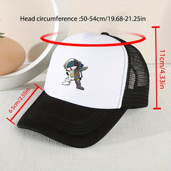 Kids Astronaut Baseball Cap Sunshade Breathable Cap for Boys