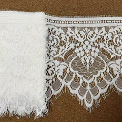 3m x 17cm Eyelash Lace Trim DIY Clothing Dress Accessories
