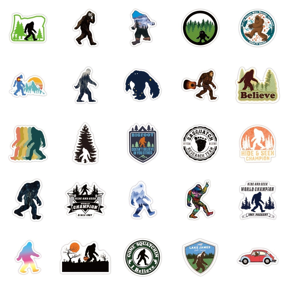 50pcs Waterproof PVC Doodle Stickers for Kids Stationery Luggage Laptop