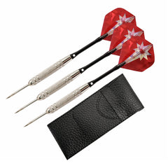 3pcs Aluminum Rod Dart Needle Set Carved Design