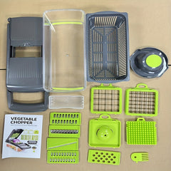 Multifunctional Veggie Chopper Onion Chopper With 7 Blade Vegetable Cutter
