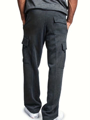 Classic Cargo Pants Men's Soft Drawstring Joggers