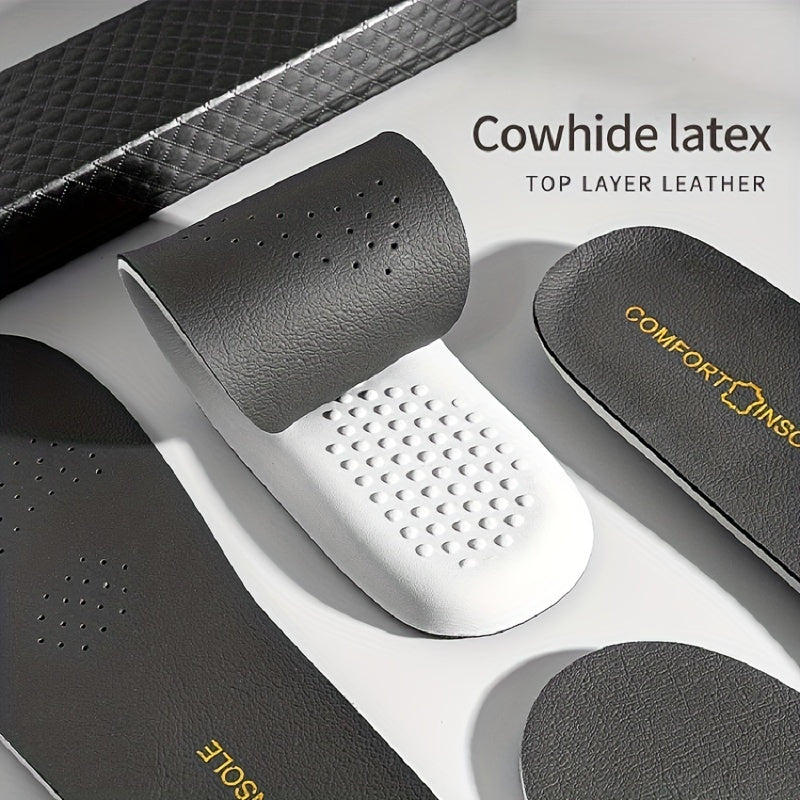 Latex Elastic Orthopedic Insoles for Running Sneakers