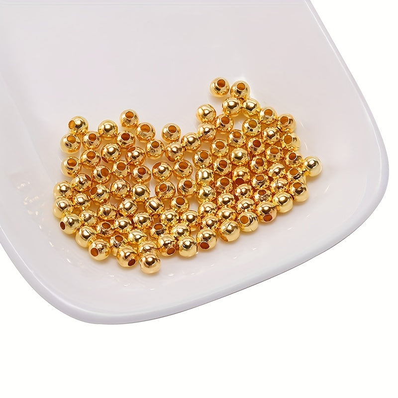 Perforated Iron Beads Round Beads Tube Position Beads DIY Jewelry
