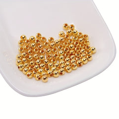 Perforated Iron Beads Round Beads Tube Position Beads DIY Jewelry