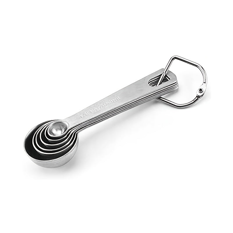 6pcs Stainless Steel Measuring Spoons Cups Set Metric/US Measurements