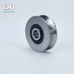 2pcs 60 Deg V Groove 8x40x12mm Sliding Gate Roller Wheels Bearing