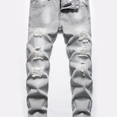 Boys Ripped Jeans Distressed Denim Pants Kids Clothes