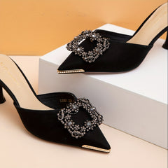 2pcs Square Shoe Clips Detachable Shoe Buckles For Wedding High Heels