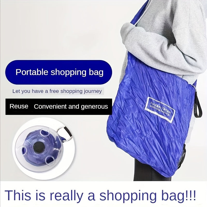 Nautiloop Small Folding Telescopic Disc Shopping Bag