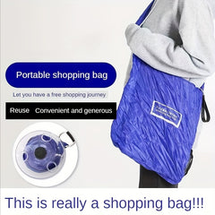 Nautiloop Small Folding Telescopic Disc Shopping Bag