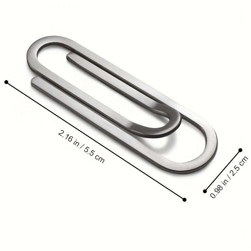 Stainless Steel Money Clip Card Holder for Men