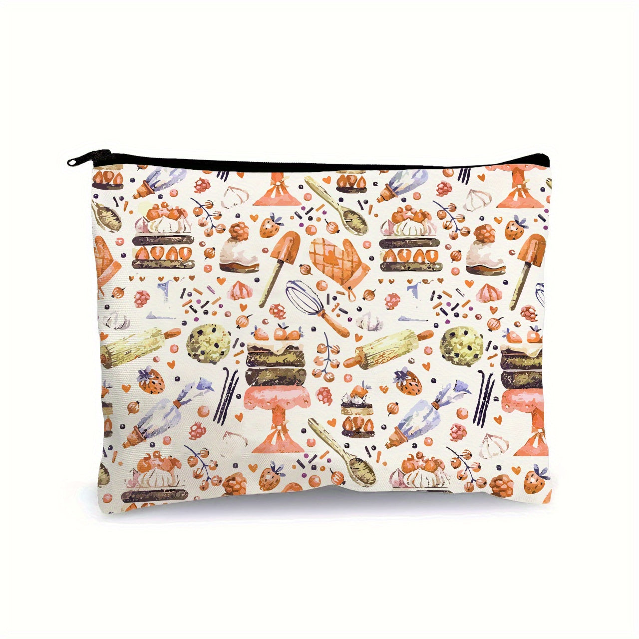 Strawberry Chocolate Dessert Makeup Bag Case For Sister - Birthday Gift