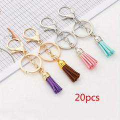 Metal Tassel Hanging Ear Pendant Bag Ornament for Men Women