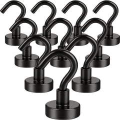 10pcs Magnetic Hooks 25Lbs Strong for Kitchen Home Office Garage