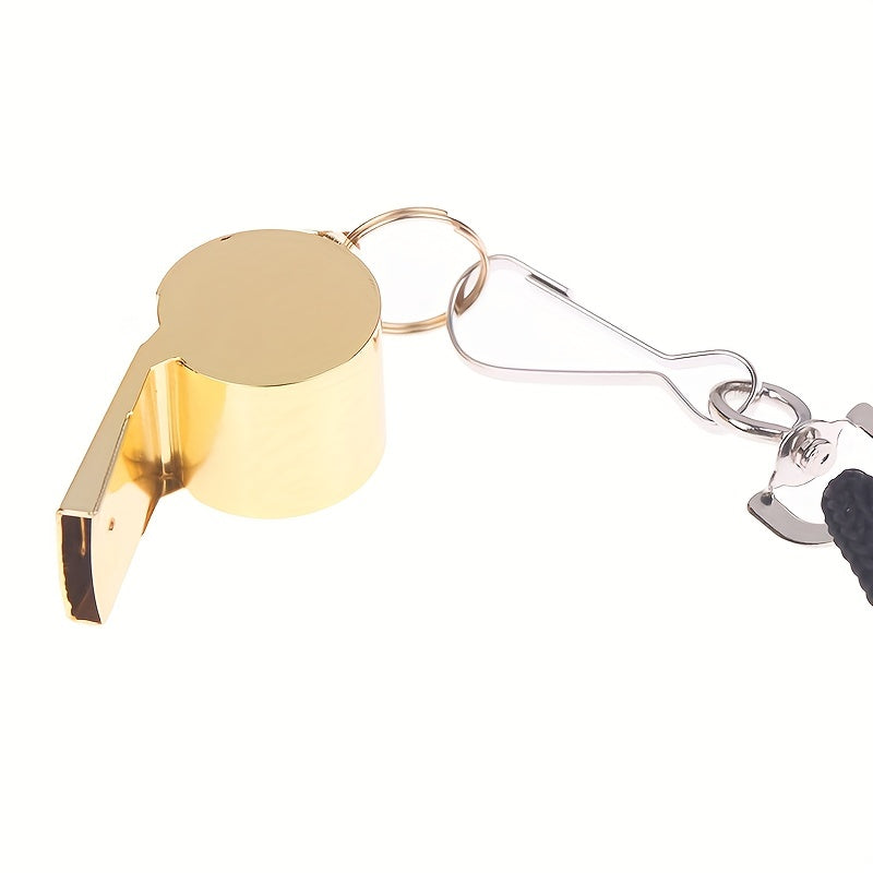 High Golden Whistle Lightning Sound Whistle Sports Lifesaving Whistle
