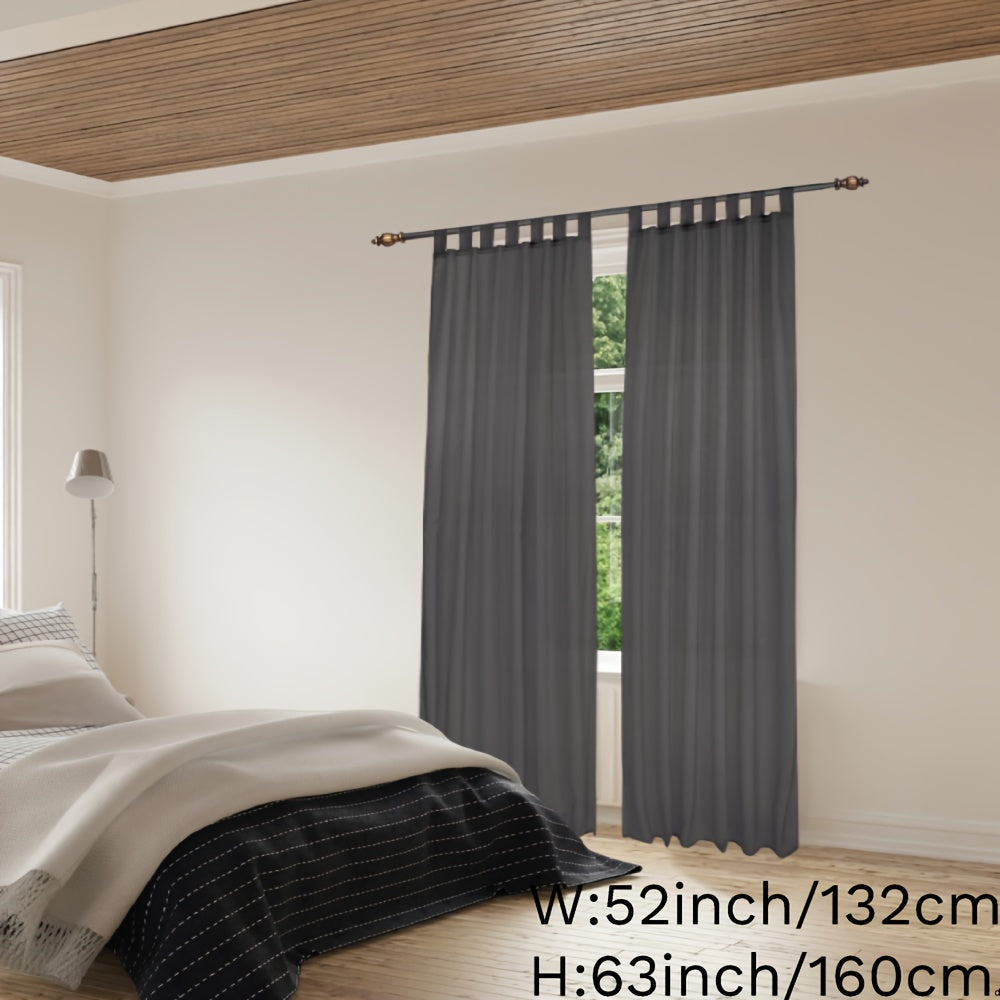 Tab Top Room Darkening Indoor/Outdoor Curtains