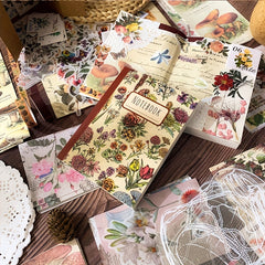 Journal Sticker 265 Pieces Set DIY Scrapbook Retro Hand Account Material Art