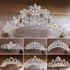 Crown Rhinestone Headband Hair Accessory for Kids & Girls