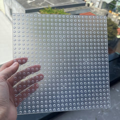1pc Transparent 24x24 Building Block Base