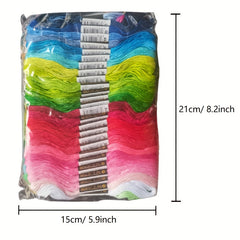 100pcs 100 Colours Threads Sewing Threads Embroidery Set