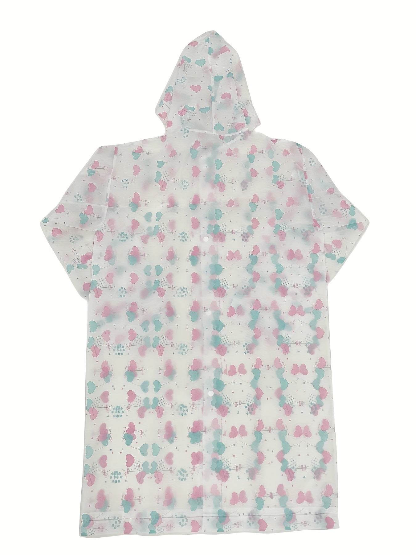 Kid's Waterproof Hooded Raincoat Cartoon Pattern Coat