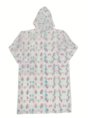 Kid's Waterproof Hooded Raincoat Cartoon Pattern Coat