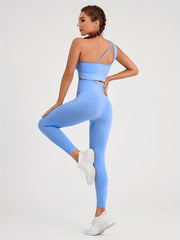 Light Bra And Long Pants Sports Fitness Yoga Running Suit