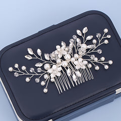 Faux Pearl Wedding Hair Comb Bridal Hair Pin For Wedding