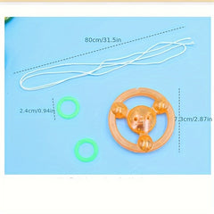 5pcs Pull Line Flywheel Outdoor Game Flywheel Assorted Varieties