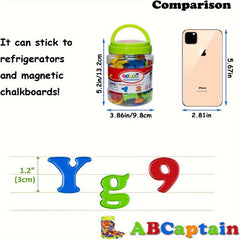Educational Magnetic Letters And Numbers Set Colorful Alphabet Fridge Magnets
