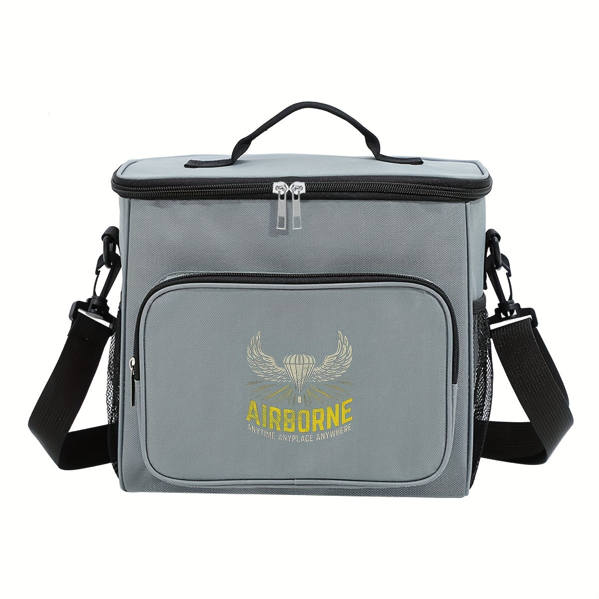 AIRBORNE Tactical Insulated Lunch Bag Large Capacity Portable Cooler