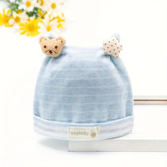 Cartoon Knit Baby Hat Thin Spring Autumn Fetal Hat