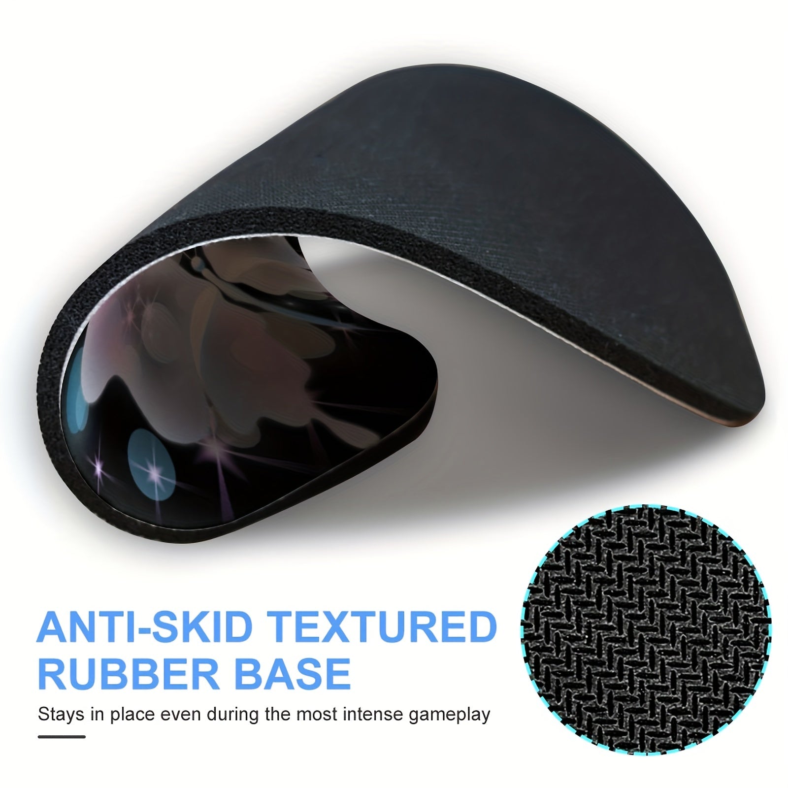 Non-slip Waterproof Gaming Mouse Pad - Rubber Base - Laptop, Office, Home