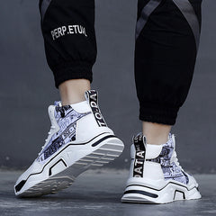 Men's Figure Graphic Lace Up Shoes