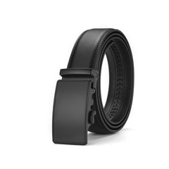 Men's Leather Business Belt Automatic Buckle Top Layer Belt