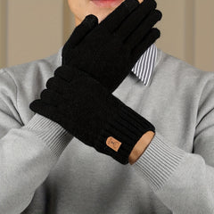 Fleece Lined Warm Gloves for Women Men Anti Slip Thermal Touch Screen Glove