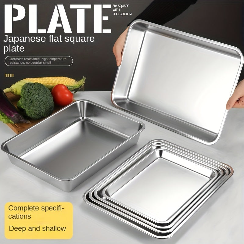 Stainless Steel Serving Tray for Parties and Desserts