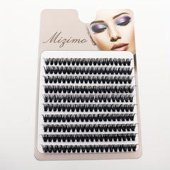 200 Pcs Segmented False Eyelashes 8-16mm Mixed Length D Curling Cluster Lashes