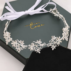 Bridal Headpiece Wedding Hair Accessories Rhinestone Headband Women Girls