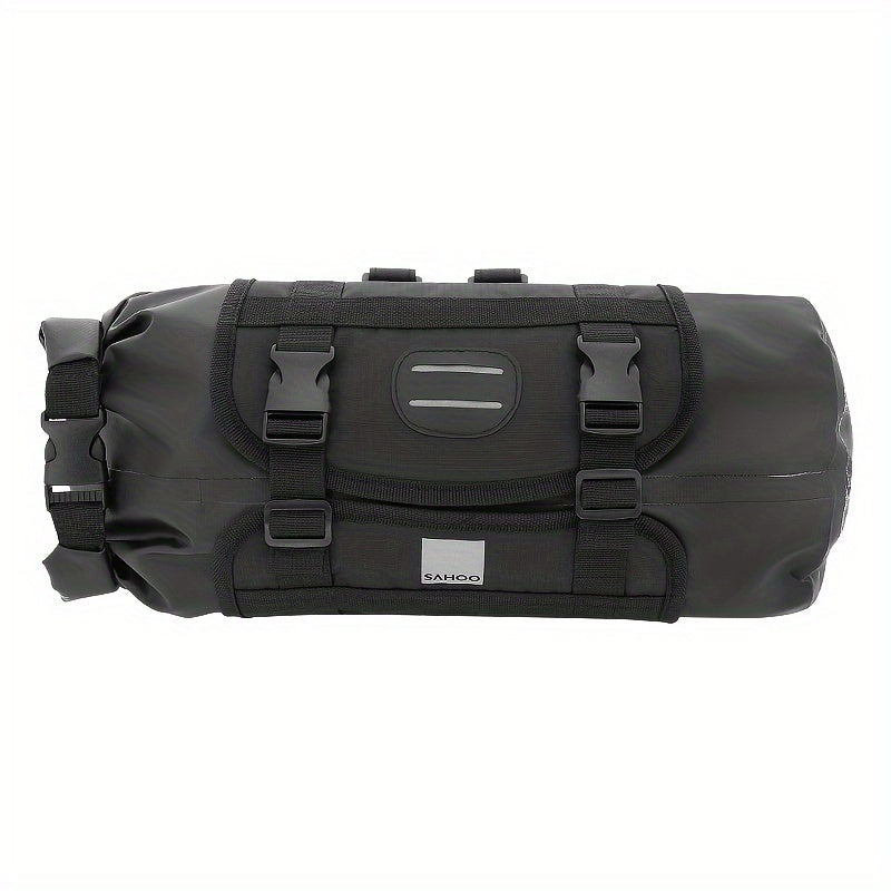 Bike Front Bag Mesh Cloth Plaid Cloth Riding Equipment Bag