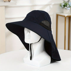 Adjustable Sun Hat UV Protection Wide Brim Safari Fishing