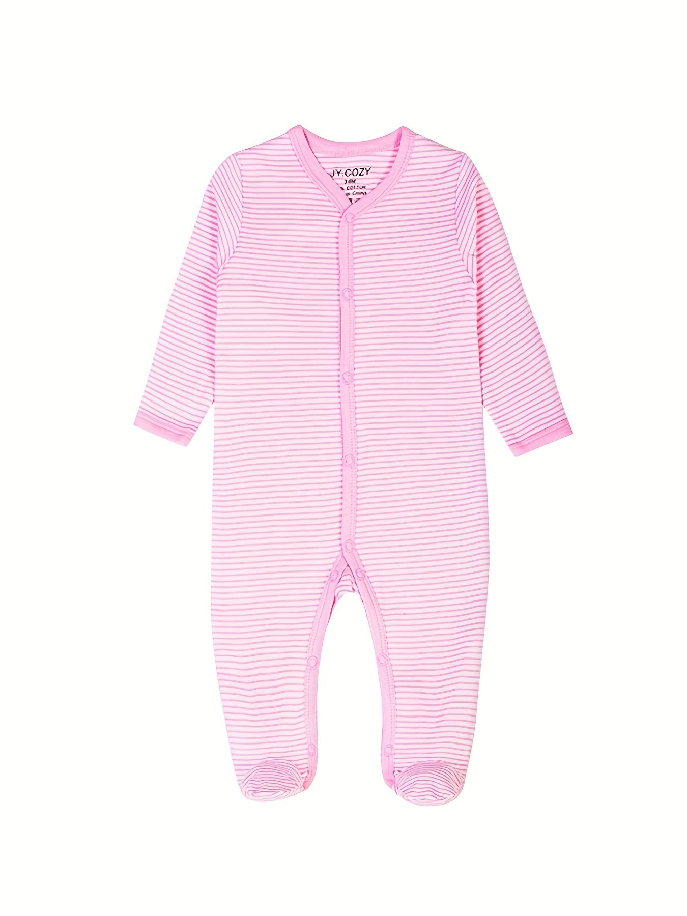 Baby Girls Long Sleeve Cotton Romper 3pcs Set