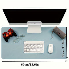 Large PU Leather Mouse Pad Waterproof Desk Pad