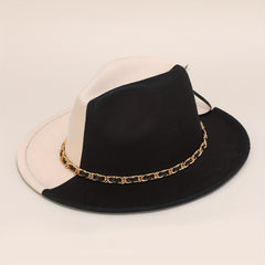 Breathable Cowboy Hat with Splicing Cow Pattern for Outdoor Activities