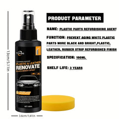 Car Interior Plastic Leather Refurbishment Cleaner 100ml