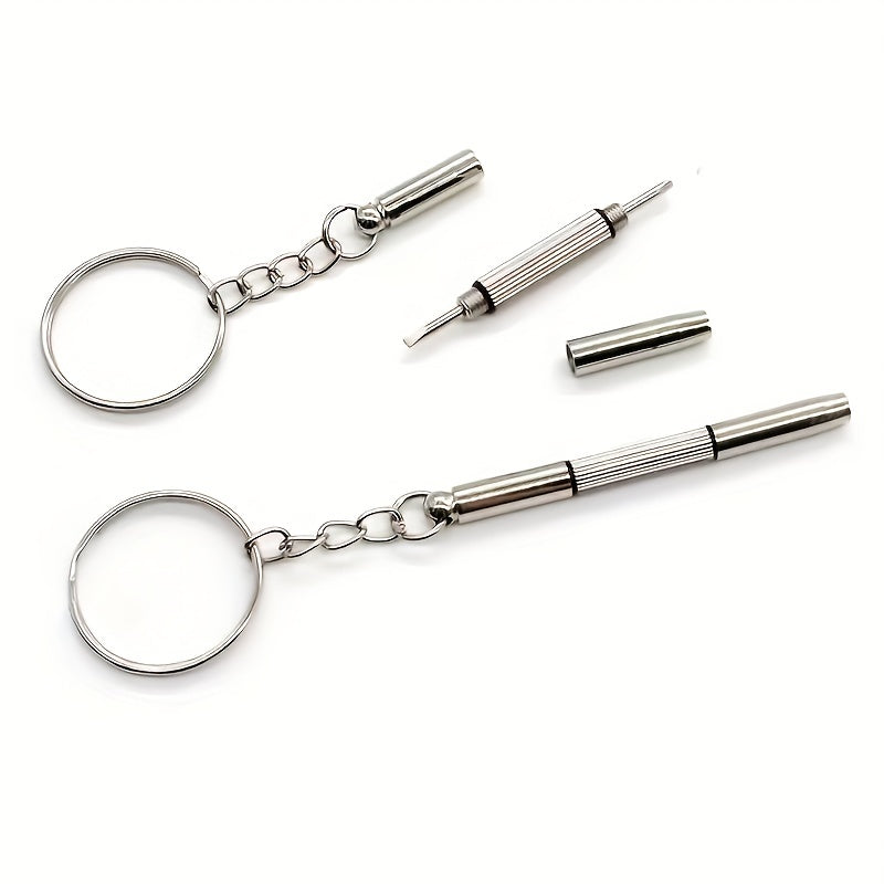 2pcs Glasses Repair Screwdriver Portable Tools